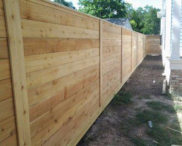 Horizontal Wood Fence Style